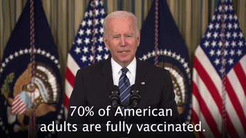 70% of Americans Fully Vaccinated