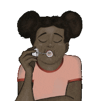 Blowing Bubbles Sticker