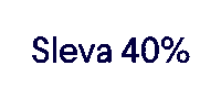 Sleva40 Sticker by cellublue