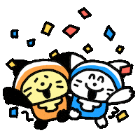 猫 誕生日 Sticker by mmhn