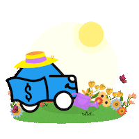 Spring Season Flowers Sticker by Wheelzy