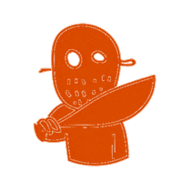 Halloween Monster Sticker by HITRECORD