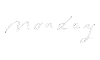 amabub monday week 月 月曜日 Sticker