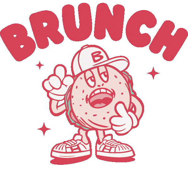 Brunch Bagel Sticker