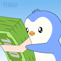 Pay Day Money GIF by Pudgy Penguins