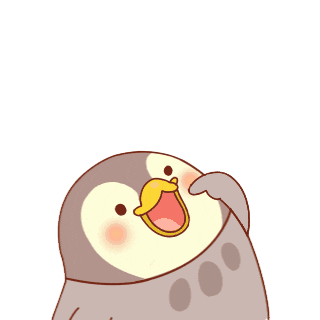 Hungry Penguin Sticker by Pippo & Fello