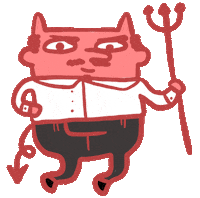Devil Satan Sticker