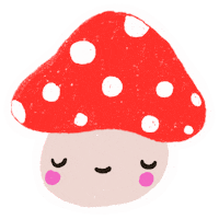 Mushroom Champignon Sticker