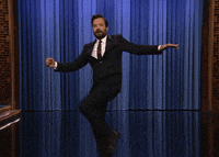 Kicking Jimmy Fallon GIF by The Tonight Show Starring Jimmy Fallon