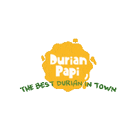 durianpapi durian musangking durianlover durianpapi Sticker