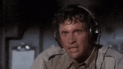 nervous Robert Hays GIF