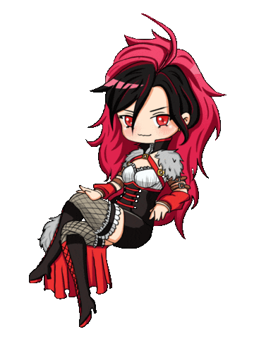 Lunime anime woman games life Sticker