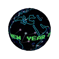 Happy New Year Art Sticker by Xinanimodelacra