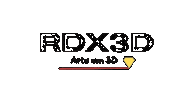Rdx3D Sticker by Atelier das Arteiras