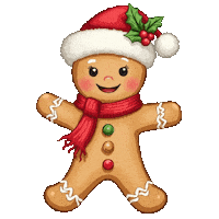 Gingerbread Cookie Sticker