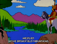 Season 3 River GIF by The Simpsons