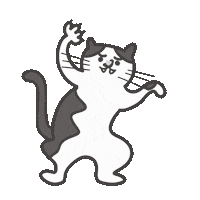 貓 驚嚇 Sticker