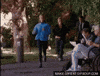 friends running GIF