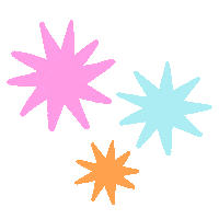 Blue Star Stars Sticker
