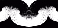 anniemuse black and white mask abstract bw GIF