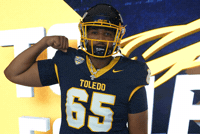 Flex Toledo Football GIF by Toledo Rockets
