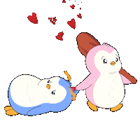 Cant Stop Loving You Sticker by Pudgy Penguins