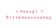 Happy Birthday Idol Sticker