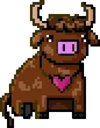Pixel Love Sticker
