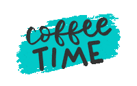 Coffee Time Hand Drawn Sticker