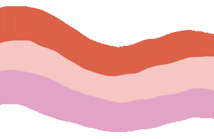 Pink Waves Sticker