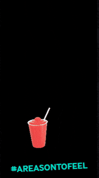Slush Puppie Beverage GIF by A Reason To Feel