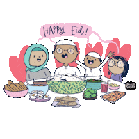 Eid Happy Eid Sticker by Alicia Souza