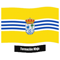 Flag Spain Sticker by Formación Ninja