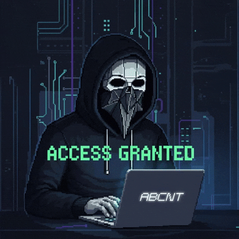 ABCNT glitch digital computer technology GIF