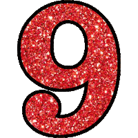 Sparkle Number Sticker by Casino de Divonne