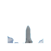 Space Rocket Sticker