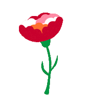 Flower May Sticker
