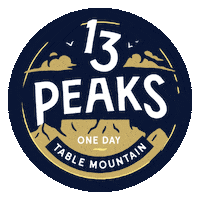 13_Peaks hiking 13 trailrunning capetown Sticker
