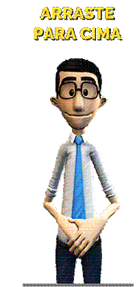 hugo swipe up Sticker by Hand Talk