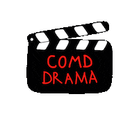 Drama Filming Sticker