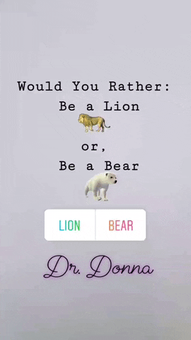 would you rather bear GIF by Dr. Donna Thomas Rodgers