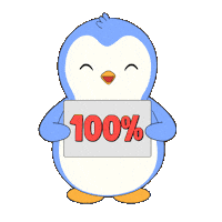 100 Percent Agree Sticker by Pudgy Penguins