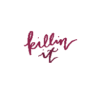 alldonebyangela killing it Sticker