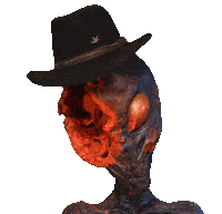 Extra Terrestrial Drinking Sticker by The Horror Section