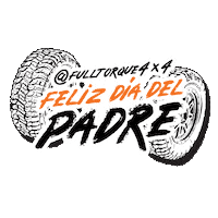 fulltorque4x4 dia del padre fulltorque4x4 ft4x4 Sticker