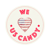 We Love Sticker by USCandy