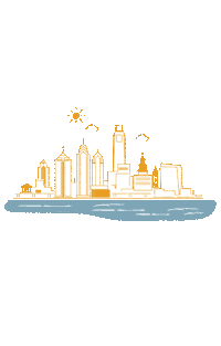 Philly Skyline Sticker by Kimpton