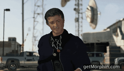 Sylvester Stallone Win GIF by Morphin