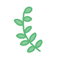 arttyemi plant simple garden leaf Sticker