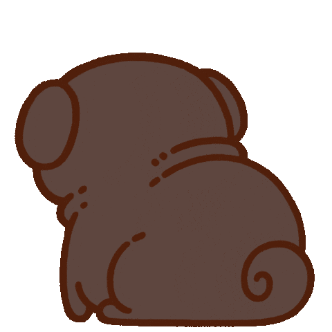 Shock Say What Sticker by Puglie Pug